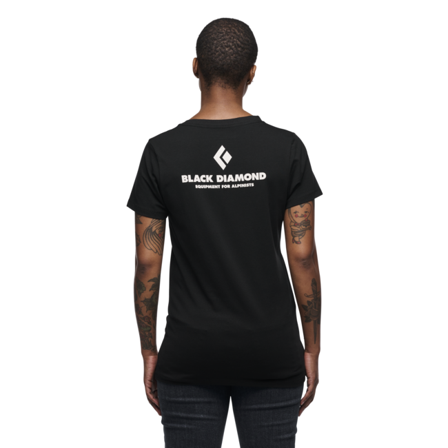 Black Diamond Equipment for Alpinists футболка жіноча з короткими рукавами, чорна