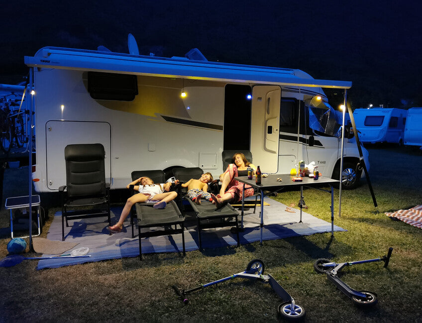 Origin Outdoors Connectable LED ліхтар, синій, 200 люменів, теплий білий
