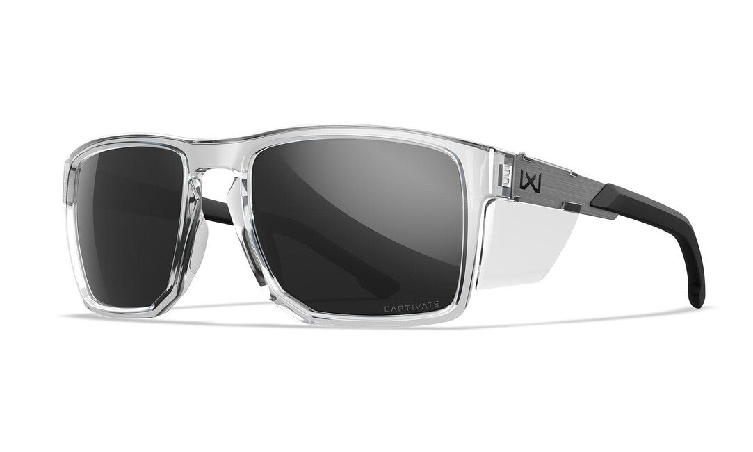 Wiley X Apex сонячні окуляри, Captivate Сірий/ Gloss Crystal Clear