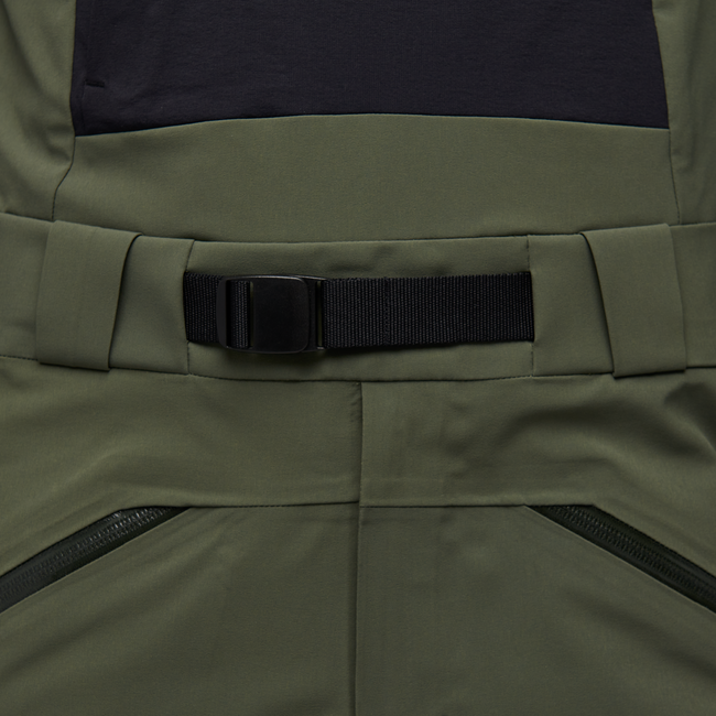 Black Diamond Recon Stretch Bibs штани чоловічі з тракшеями, тундра