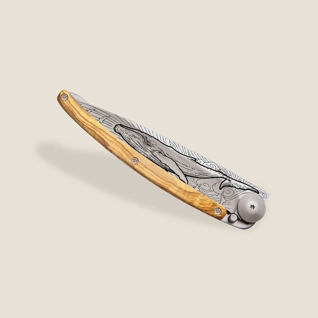 Deejo Tattoo складаний ніж Wood Whale