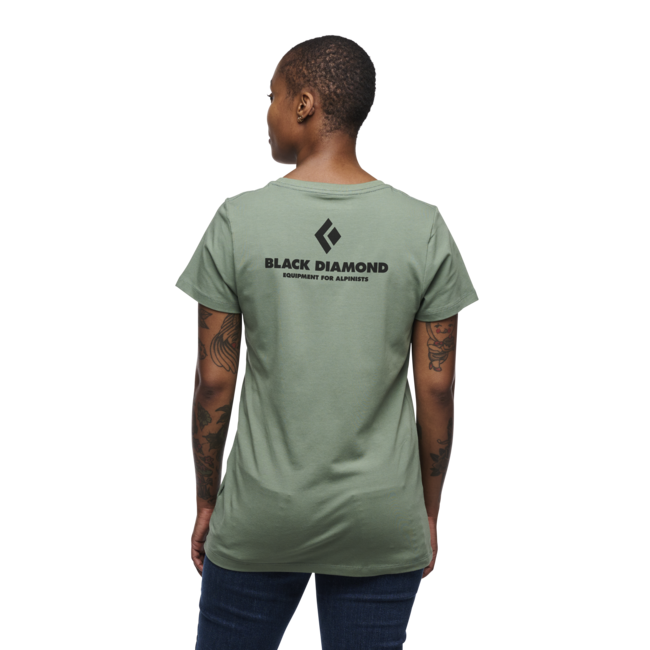 Black Diamond Equipment for Alpinists футболка жіноча з коротким рукавом, лаврово-зелена
