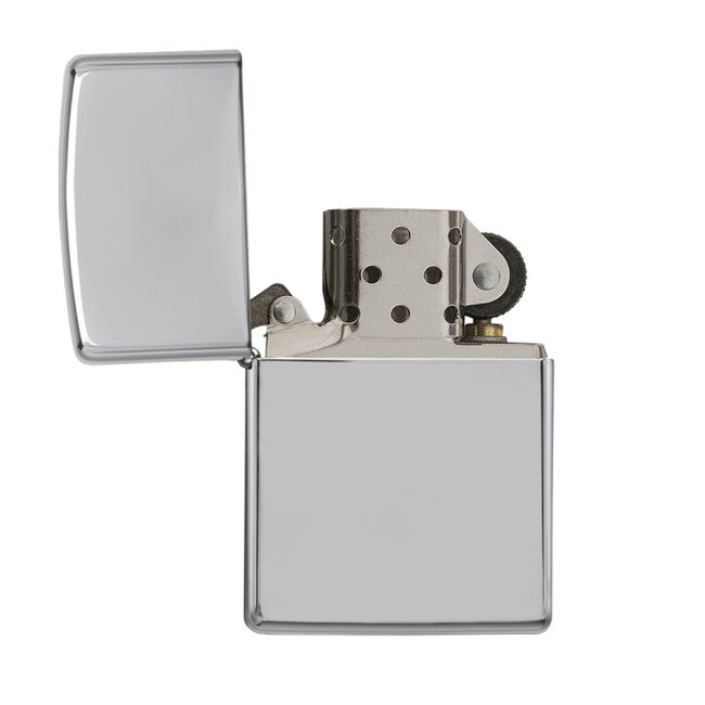 Zippo запальничка бензинова, high polish chrome