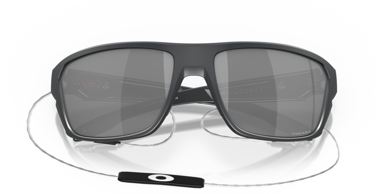 Oakley SPLIT SHOT сонячні окуляри з оправою Matte Carbon і лінзами Prizm Black 64