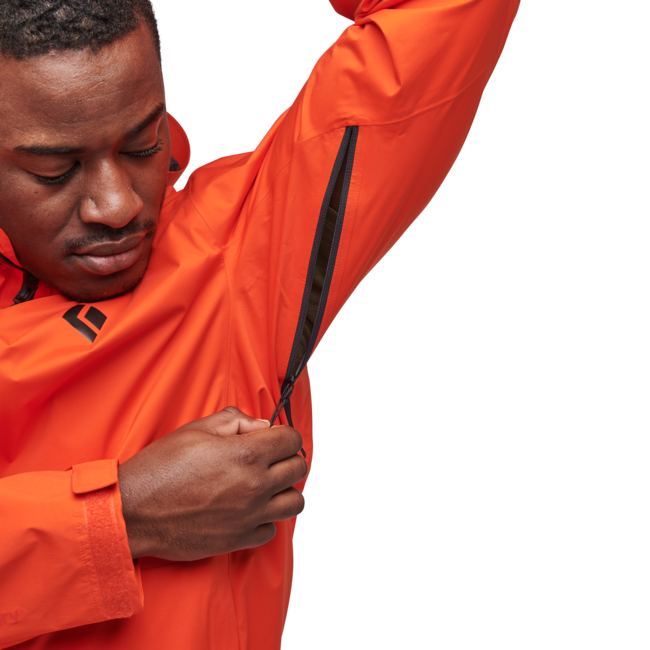 Black Diamond Stormline Stretch Rain Shell непромокаємна куртка чоловіча, octane