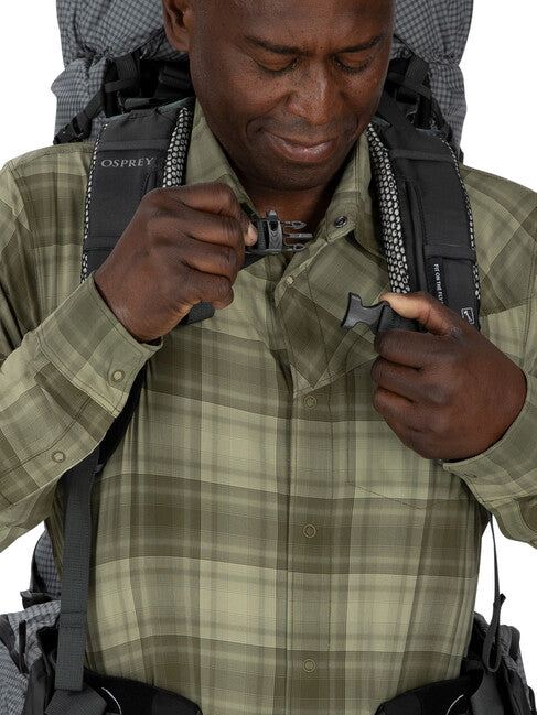 OSPREY AETHER PRO 75 туристичний рюкзак, срібний lining