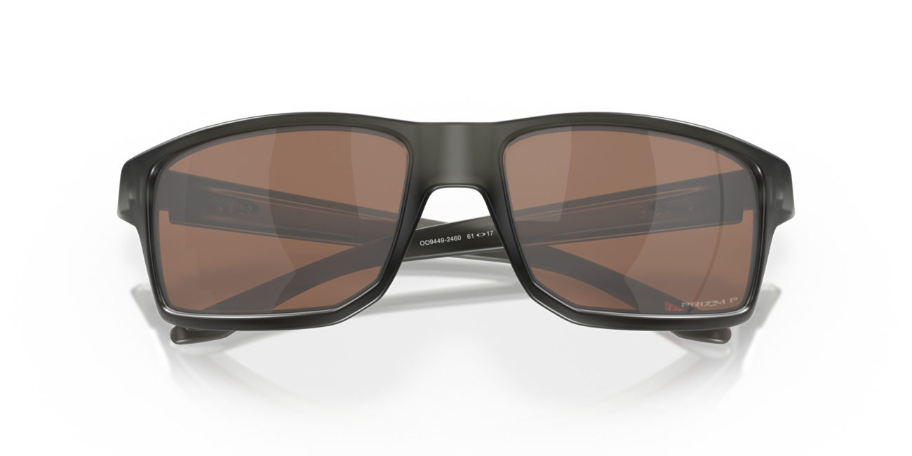 Oakley GIBSTON сонячні окуляри з оправою Matte Grey Smoke і лінзами Prizm Tungsten Polarized, 61