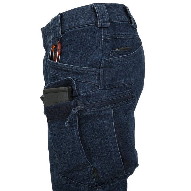 Helikon-Tex UTS короткі тактичні штани 8.5" – Denim Stretch – темно-синій