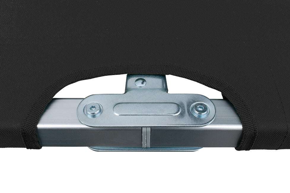 BasicNature Alu-Campbed туристичне ліжко, чорне, 210 см