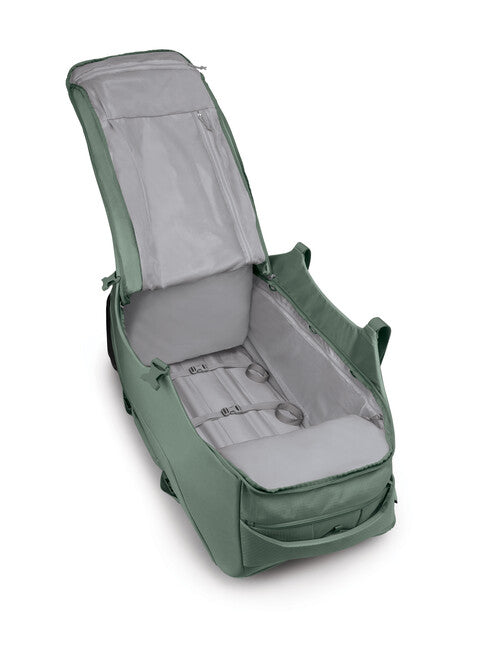 OSPREY SHUTTLE 130 дорожна сумка на колесах, косерет зелений