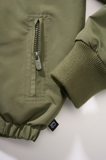 Brandit Windbreaker Frontzip куртка дитяча, оливкова