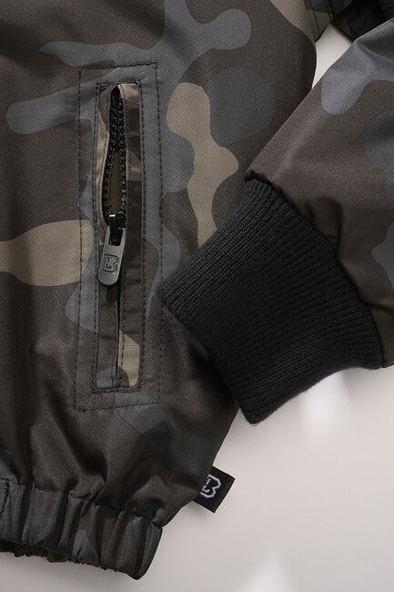 Brandit Windbreaker Frontzip куртка дитяча, darkcamo