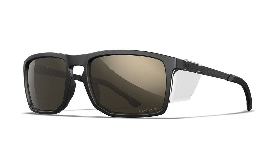 Wiley X Axe сонячні окуляри Captivate Polarized Tungsten Mirror, матові чорні