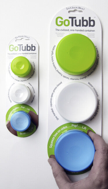 Humangear GoTubb Set контейнери для зберігання, різнокольоровий, M
