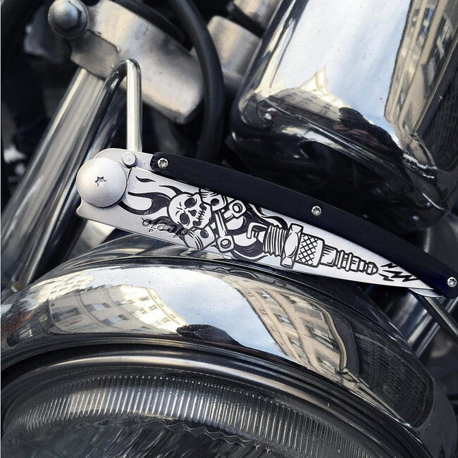 Deejo Tattoo Biker складаний ніж з палісандру