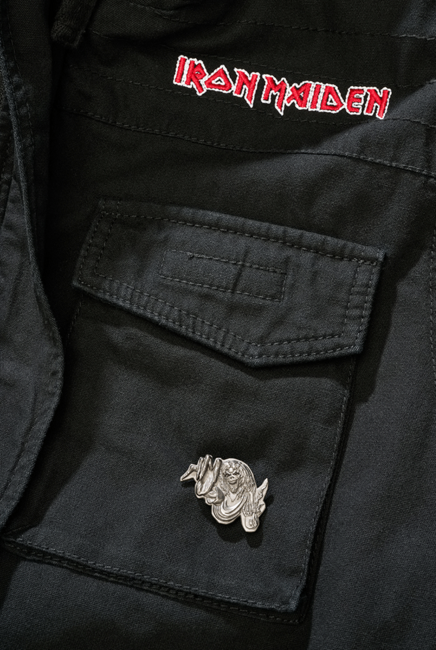 Brandit Iron Maiden Bronx куртка, чорна