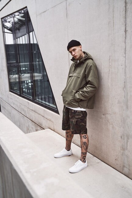 Brandit Windbreaker Sherpa куртка, darkcamo
