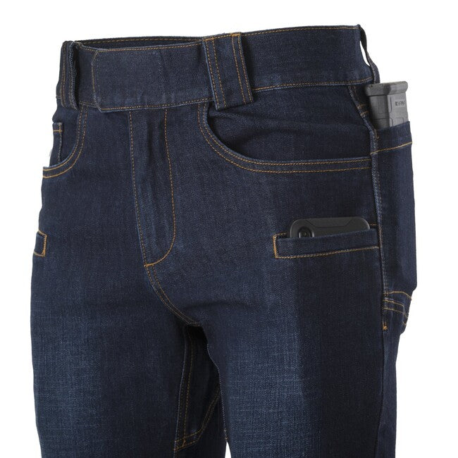 Helikon-Tex GREYMAN тактичні штани Slim Denim Mid, темно-сині