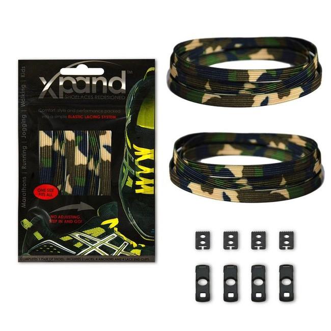 Xpand Elastic еластичні шнурки до кросівок, вудленд