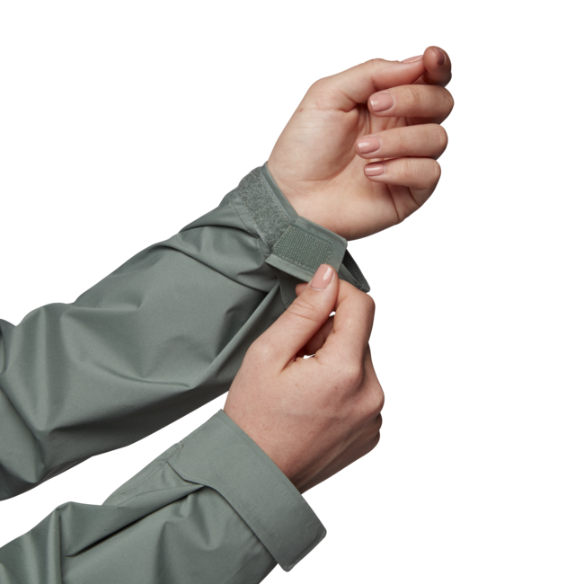 Black Diamond Stormline Stretch Rain Shell непромокаємна куртка жіноча, лавровий зелений