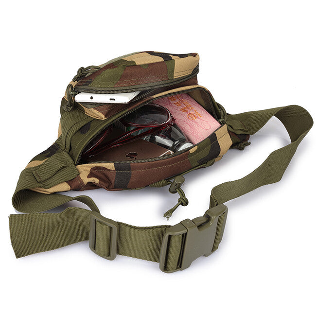 Dragowa Tactical водостійна тактична поясна сумка, jungle камуфляж