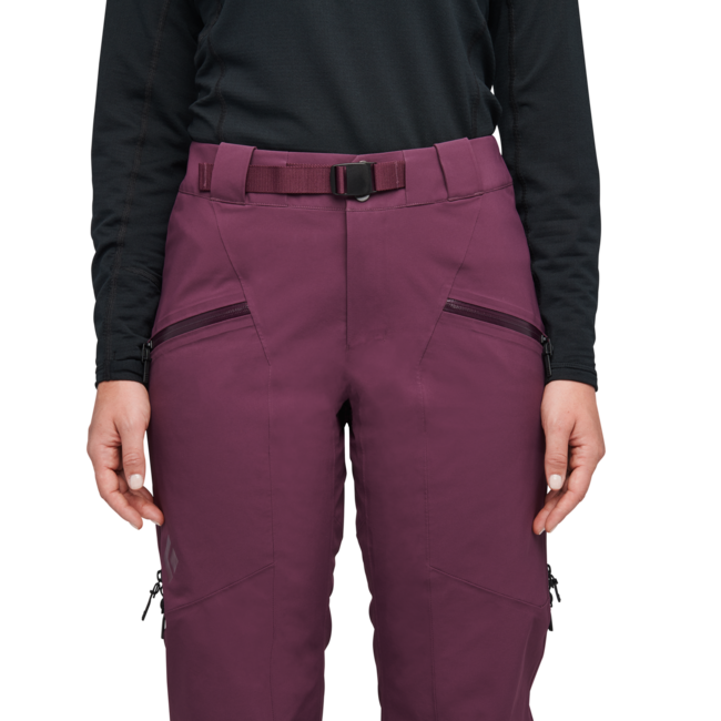 Black Diamond Recon Stretch Insulated штани жіночі, blackberry