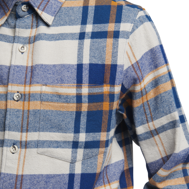 Black Diamond Project Flannel фланелева сорочка чоловіча, pewter-індиго plaid