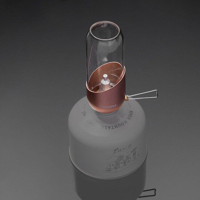 Fire Maple газовий лампаш з боросилікатним склом, чорний
