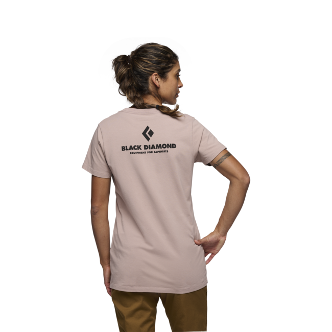 Black Diamond Equipment for Alpinists футболка жіноча з короткими рукавами, блідо-ліловий