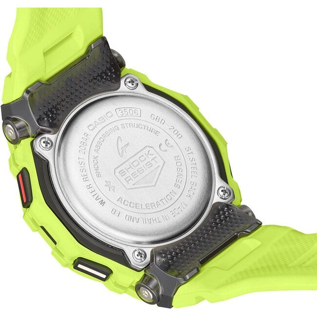 Casio G-Shock GBD-200-9ER годинник, чорний/жовтий