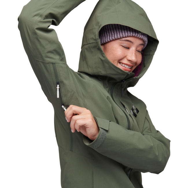 Black Diamond Recon Insulated Shell непромокаємо-утеплена куртка жіноча, тундра