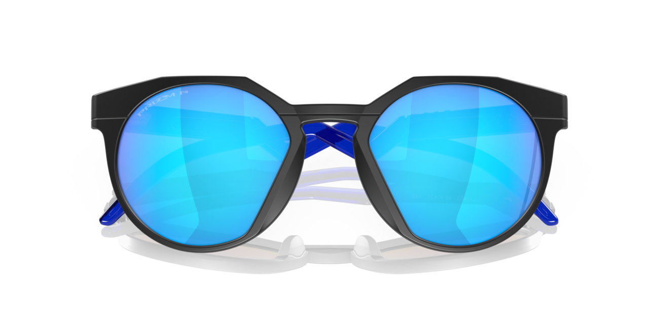 Oakley HSTN сонячні окуляри з оправою Matte Black і лінзами Prizm Sapphire Polar, 52