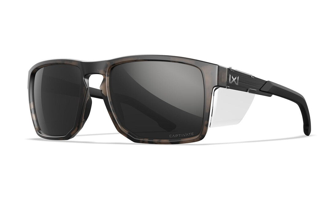 Wiley X Apex сонячні окуляри, Captivate Polarized Чорний Mirror/ Матовий Tortoise Коричневий
