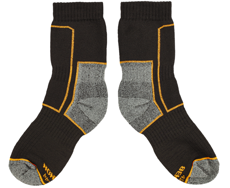 BENNON Trek Sock тrekові шкарпетки, чорна/помаранчева