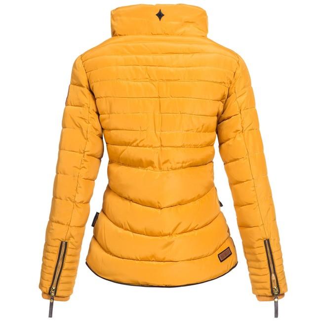 Marikoo Amber зимова куртка жіноча з капюшоном, жовта