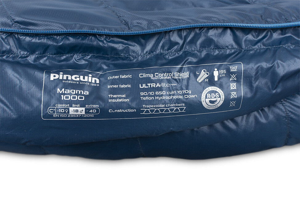Pinguin Magma 1000 спальний мішок, червоний