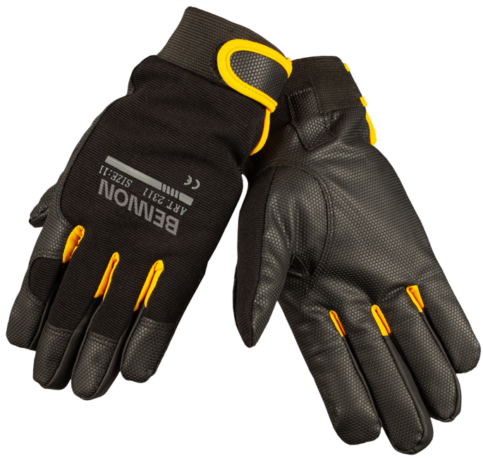 BENNON KALYTOS WTR робочі рукавиці Gloves, чорна/жовта