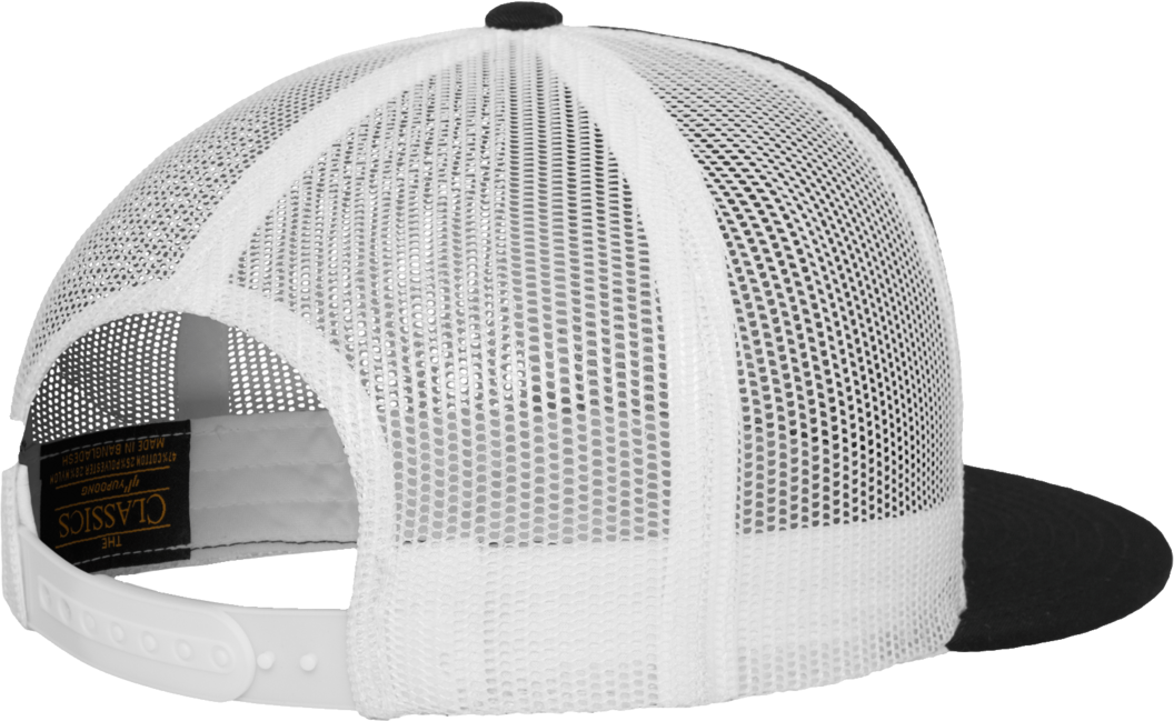 Brandit Classic Trucker 2-Tone кепка з прямим козирком, чорна-біла