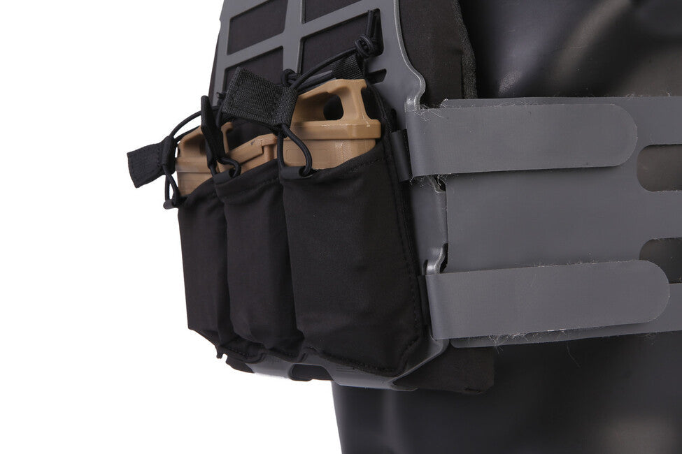 Emersongear SS TAC потрійний чохол для магазинів на жилет, сірий