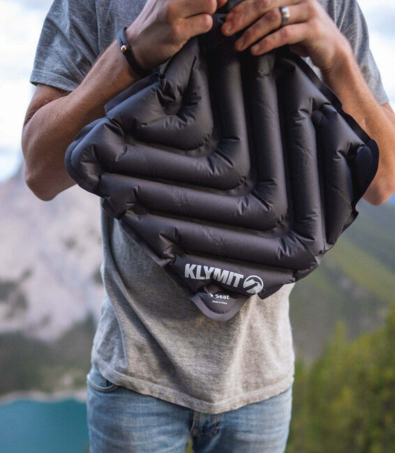 Klymit V SEAT™ надувна подушка для сидіння, сіра