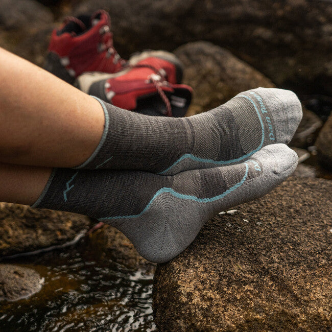 Darn Tough Light Hiker Micro Crew шкарпетки легкі з амортизацією, slatе