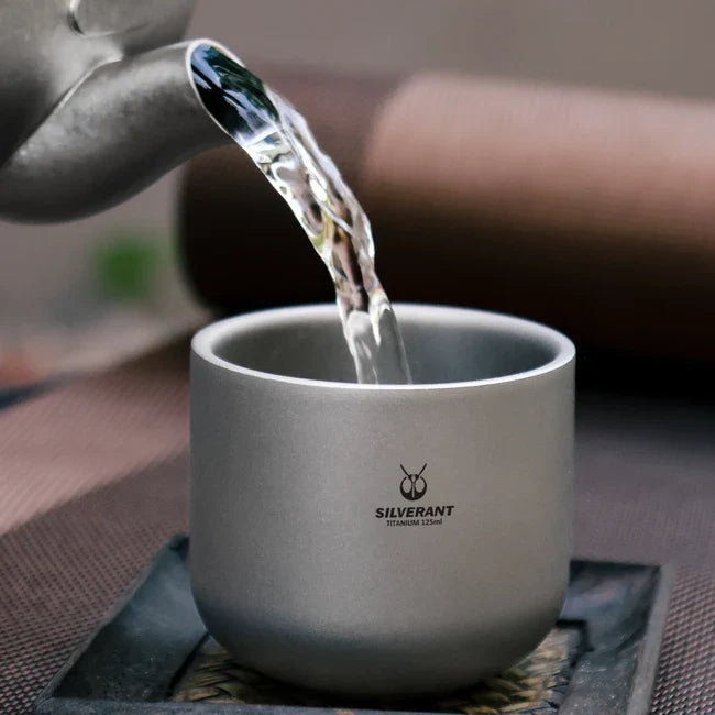 Silverant титанова двостінна чашка для чаю 125 ml