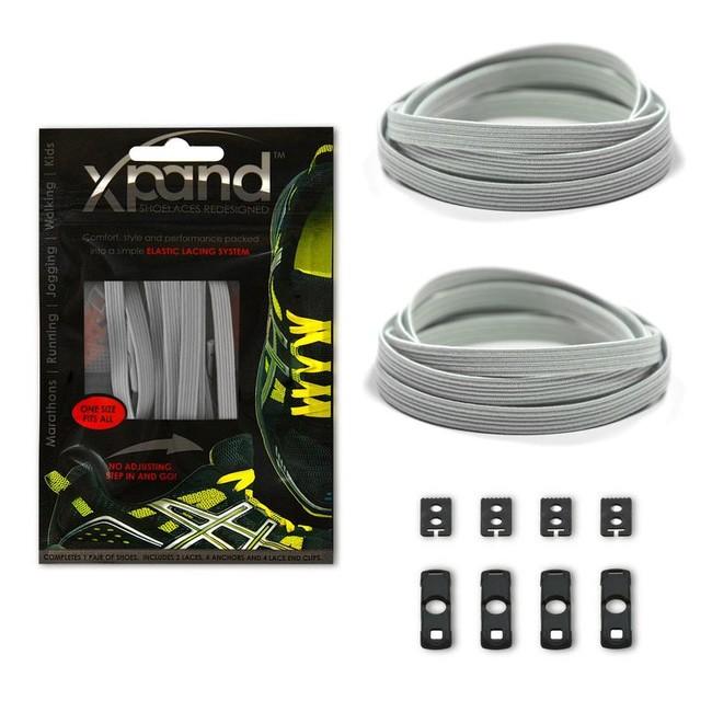 Xpand Elastic еластичні шнурки до взуття, стальний