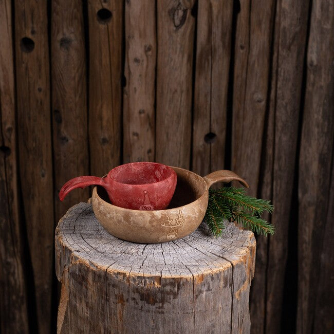 KUPILKA 33 Reindeer дитяча миска, коричнева