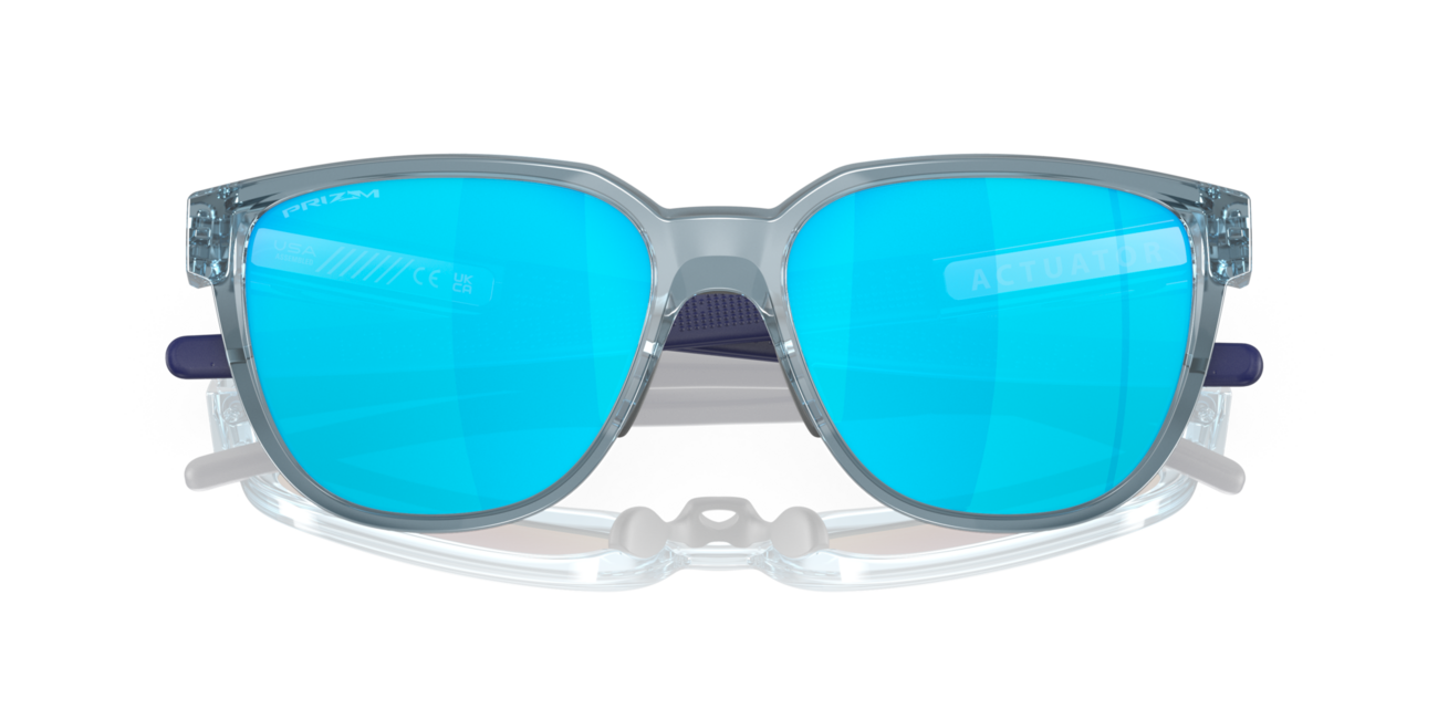 Oakley ACTUATOR сонячні окуляри з оправою Trans Stonewash та лінзами Prizm Sapphire, 57