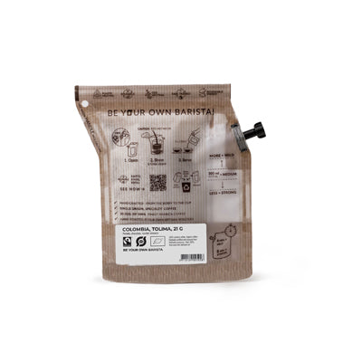 The Brew Company миттєва кава Колумбія органічна, 22 г пакет