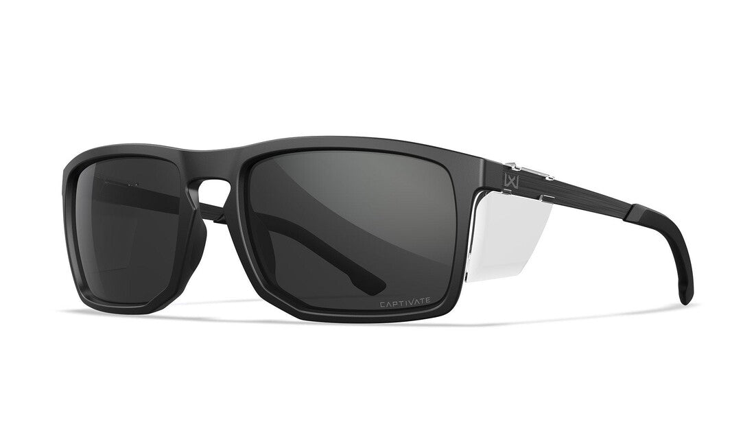 Wiley X Axe сонцезахисні окуляри, Captivate Polarized Сірий/ Матовий Чорний