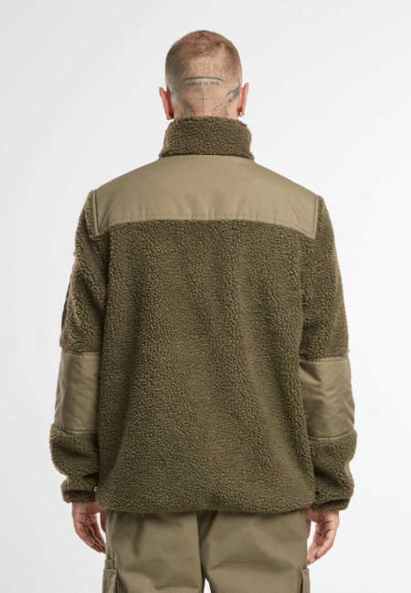 Brandit флісова куртка Ramble Teddyfleece чоловіча, оливкова