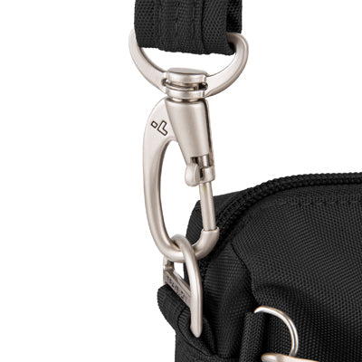 Travelon Classic Crossbody сумка через плече з захистом від крадіжки, чорна