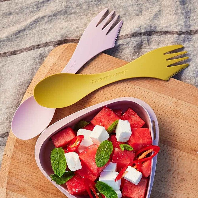 LIGHT MY FIRE Spork large serving багатофункційна ложка, зелена